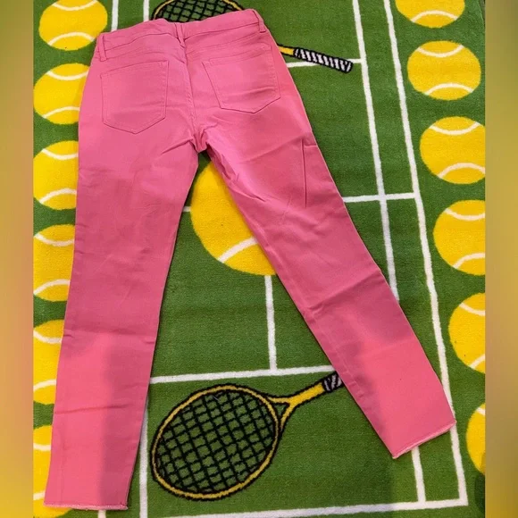 Pink Slim Fit Ripped Jeans - Picture 3 of 5